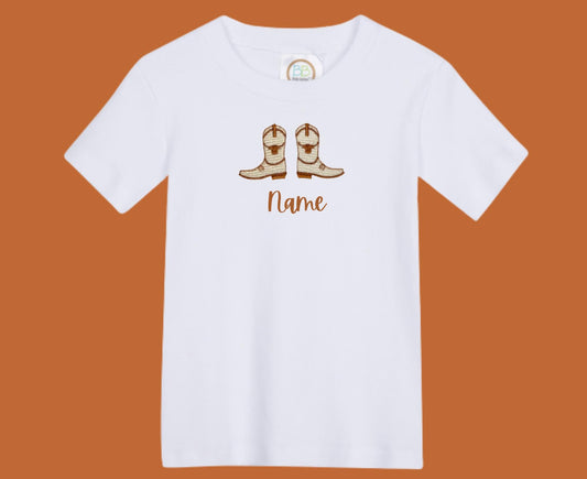 Longhorn Boots Toddler Tee
