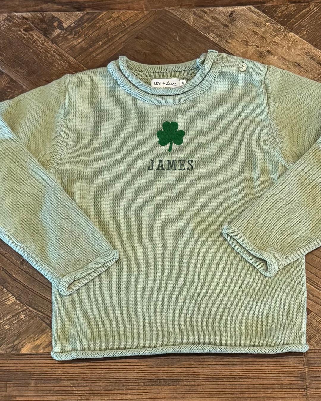 Shamrock Roll Neck Sweater