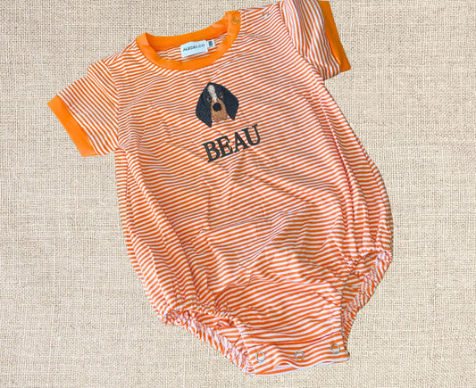 Smokey Orange Striped Shirt