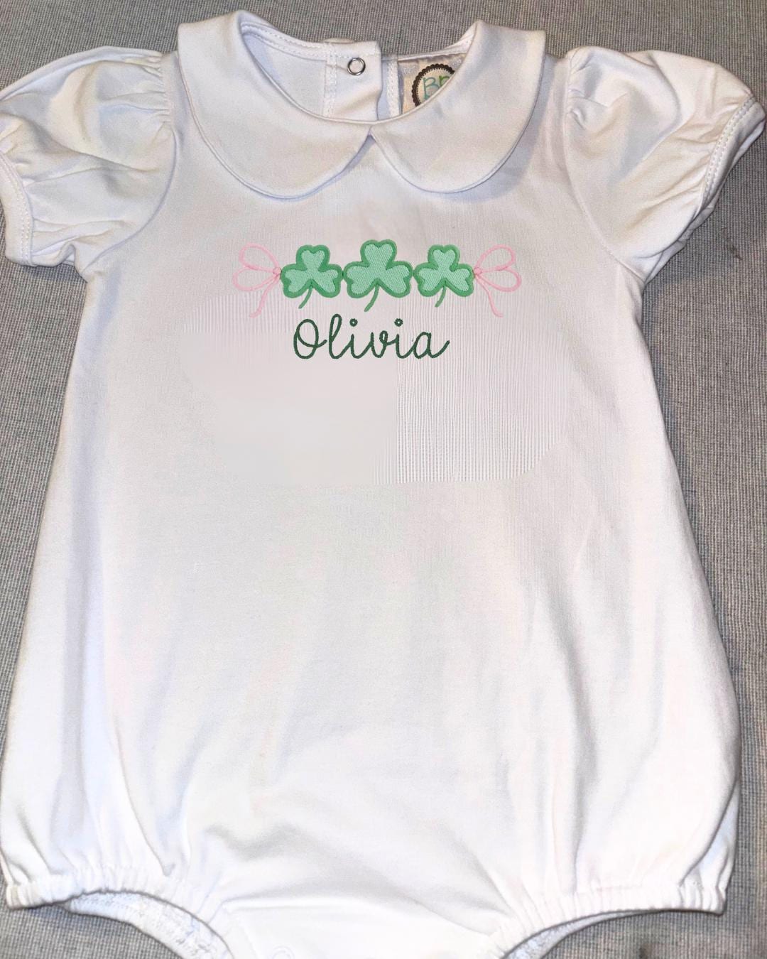 Shamrock St. Patrick's Day Romper
