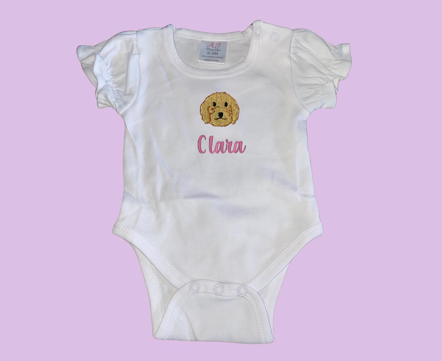 Goldendoodle Ruffle Onesie