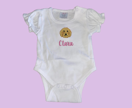 Goldendoodle Ruffle Onesie