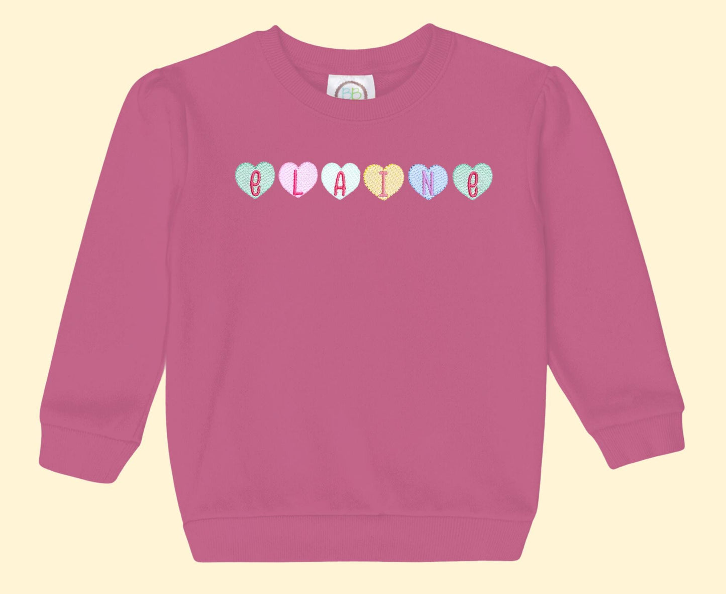 Valentine's Candy Hearts Sweatshirt