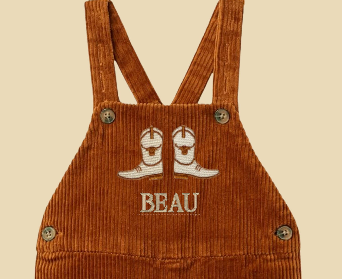 Longhorn Corduroy Overalls